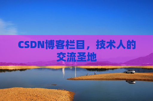 CSDN博客栏目，技术人的交流圣地